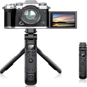 USB-C 무선 카메라 그립 삼각대 휴대용 셀카 스탠드(후지필름 X-T30III X100VI X-H2S X-T50 X-E5 X-T4용);