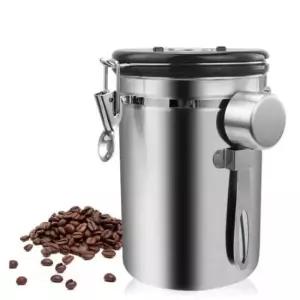실버 304스텐 VENT 원두커피통 타임다이얼 TBEAN185
