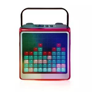 가정용 LED 노래방기계 캠핑용 듀얼 무선