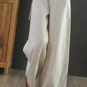 린넨 와이드 컴포트 팬츠 롱팬츠 긴바지 시원한 바지 여름바지 밴딩 팬츠 무지 단색 여름바지 잠옷 쿨