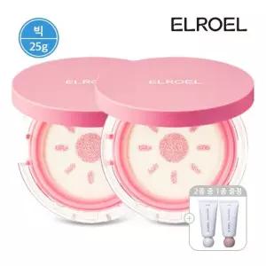 이지하우스 빅 엘로엘 피치 핑크 톤업 팡팡 선쿠션 25g 본품 2개+크레마 핸드크림 650904