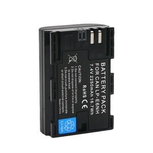 LP-E6NH 2250mAh 배터리 캐논 EOS R 마크 IV III 70D 카메라용