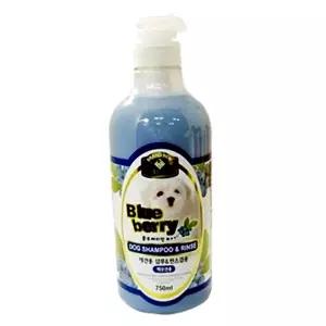 블루베리 샴푸 애견용 750ml 강아지 백모용 샴푸린스 블루베리향 린스겸용 2in1