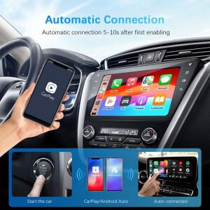 유선 CarPlay를 무선으로 변환하는 2in1 어댑터 USB 플러그 앤 플레이 OEM 카 스테레오에 호환 가능