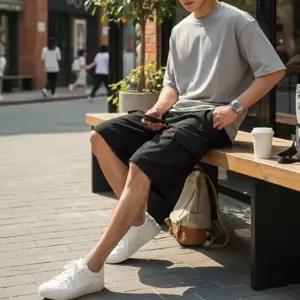 패밀리룩 시밀러룩 남녀공용 카고 버뮤다 반바지 운동복 비치웨어 여행룩 동네패션