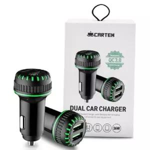 차량고속충전기 자동차 시거잭 USB 듀얼 고속충전기 QC3.0