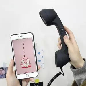 옛날 수화기 이어폰 레트로 변환기 복고풍 옛날전화기