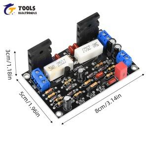 100W 2SC52002SA1943 모노 고전력 포스트 스테이지 증폭기 보드 DC 10V-45V HIFI 오디오 모듈
