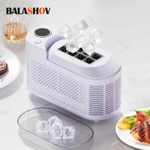 소형 제빙기 미니 편리한 홈 기숙사 사무실 캠핑 휴대용 얼음 자동 제빙 상자 제빙기 110V/220V