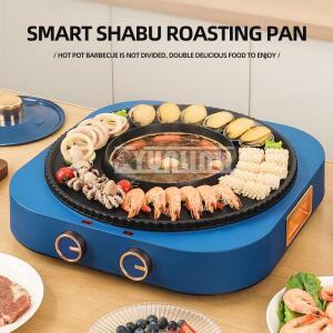 한국어 냄비 그릴 가정용 그릴 팬 다기능 바베큐 냄비 바베큐 전기 무연 Grelha Churrasco