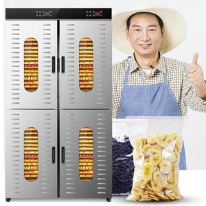 LT-022 대형 상업용 80층 식품 탈수기 6000W 스테인레스 스틸 건조 과일 기계 야채 녹색 식물 건조 220V