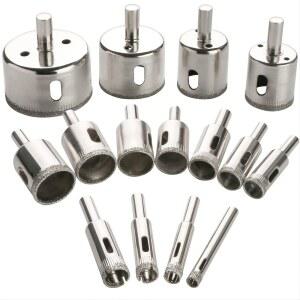 보링바 10pcs/15pcs 6mm 50mm 다이아몬드 코팅 구멍 톱 커터, 코어 드릴 비트 세트 유리 구멍 오프너, 세라믹 타일 도자기 스톤 및 대리석