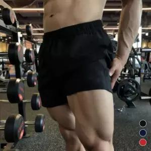 [아웃도어스/셀러허브_아웃도어]남자 스판 반바지 3부 밴딩 헬스 운동복 메쉬