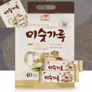미수가루 미숫가루 흑임자 26gx40봉 스틱 곡물분 대용량 뚜레반 서리태 귀리 미숫가루스틱 고소한 아침대용