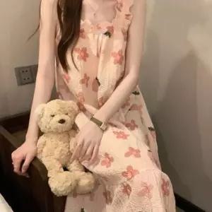 배스로브 가슴패드 원피스 샤워가운 홈웨어가운 여름샤워가운
