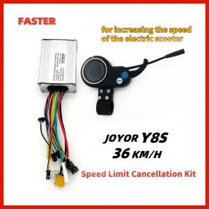JOYOR Y8S 컨트롤러 및 디스플레이 포함 전동 스쿠터 속도 제한 해제 키트  향상된