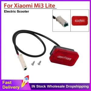Xiaomi Mi3 Lite 전동 스쿠터 액세서리 용 후방 테일 라이트 브레이크 경고 깜박이는 빛 KickScooter 펜더
