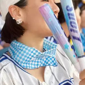 국내생산 삼성 라이온즈 응원 쿨스카프 1+1 도구 넥쿨러 유니폼 야구 - 블랙 2273336 J