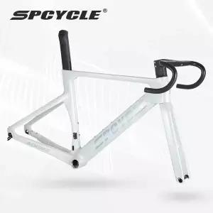 자전거프레임 Spcycle 도로 자전거 탄소 프레임 세트 풀 히든 케이블 디스크 브레이크 에어로 카본 로드 R0