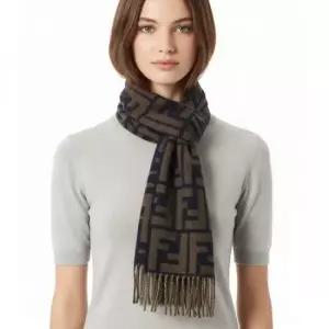 펜디 MUST IT_ 26SS FF Wool Scarf FXS471 ATQC F0DE8) FF 울 스카프)