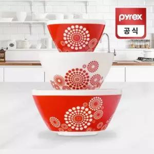 코렐 파이렉스 빈티지볼 블로썸 믹싱볼 6P세트 유리믹싱볼