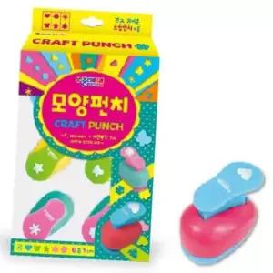 미니펀치 소 다꾸용품 모양펀치세트1cm 6개 x4개