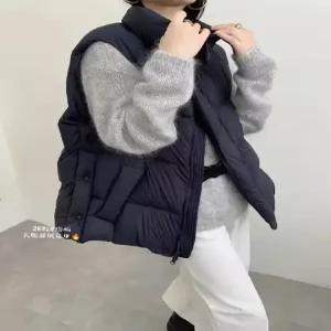 ROTA 여친 캐주얼 다운 조끼 패딩조끼 싱글 오리털 차이나 젠1