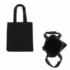 패브릭 가방 2p 26x30 블랙 DIY에코백 핸드메이드에손잡이 마트 장가방 시바구니 단체 시장 쇼핑 학원에 천