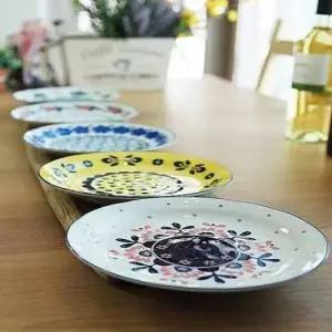 접시 북유럽 폴란드 패턴 일본 폴라니아 5P세트