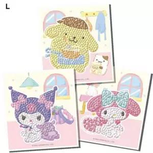 미니 보석십자수 3개입 10x11cm 행복한집 취미생활 만들기 수채화색연필세트 화방색연필