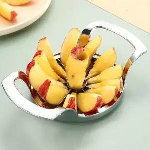 한번에 12조각 과일 슬라이서 사 과자 르기 커터 조각커터기