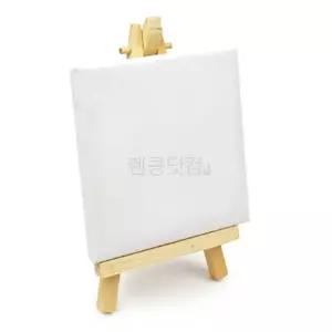 미니 이젤+캔버스 세트 10X10cm 미니캔버스이젤 소형 미술재료 화판 미니캔버스백