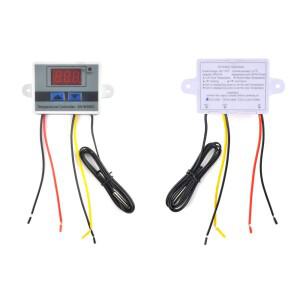 XH-W3001 물 냉각기 온도 컨트롤러 냉장고 조절기 스위치 12V 팬용 가열 센서 110V 220V
