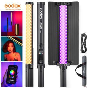 Godox RGBWW LED 라이트 스틱 2500K-8500K LC500R 미니 블랙 핸드헬드 튜브 앱 제어(반도어 포함)