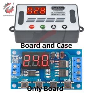 DDC-432 DC 5V-30V 듀얼 MOS LED 디지털 지연 컨트롤러 시간 릴레이 트리거 사이클 타이머 스위치