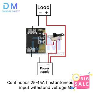 300A 160A 80A 40A 전계 효과 트랜지스터 M 조절 전자 스위치 5-18V 고전력 MOS 트리거 드라이버 보드