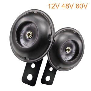 경음기 일반 오토바이 전기 경적 키트 방수 라운드 스피커 시끄러운 자전거 스쿠터에 12V 48V 60V 105dB
