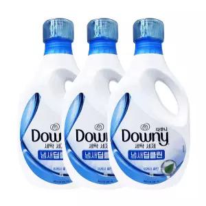 다우니 세탁세제 1.9L x3개 파워(블루) 냄새얼룩 싹