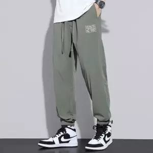 팬츠 남친 여름 캐주얼 일상복 배기 쿨링 부 얇은 트레이닝 메쉬 조거 SPO마켓2