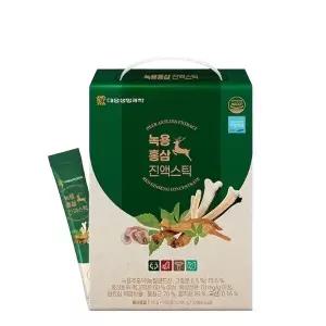 대웅생명과학 녹용홍삼 진액 스틱 100포 1박스 / 대용량 6년근홍삼 명절선물세트