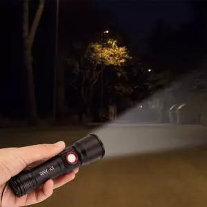 LED USB 충전 손전등 후레쉬 미니 방수 랜턴 줌미니 써치라이트 식후레쉬 편리한 휴대용