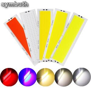 LED COB 광원 스트립 전구 패널 램프  자연 차가운 화이트 블루 컬러 칩 DIY 자동차 조명 DC 12V 120x36mm
