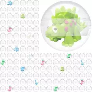 미니인플랫 120개 2인치 빈 자판기 캡슐 컬러 원형 장난감 벌크 껌볼 기계 부활절 파티용 플라스틱 공 작은