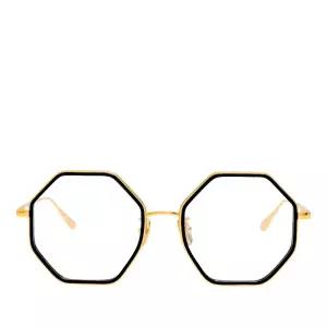 옥타곤 씬 메탈 안경테 LFL YELLOW GOLD LIGHT GOLD BLACK 54