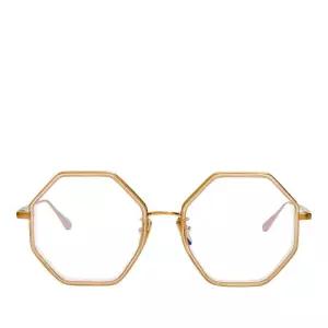 옥타곤 씬 메탈 안경테 LFL YELLOW GOLD LIGHT GOLD 54
