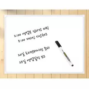 더슬림 자석 화이트 보드 47cm x 35cm 사무 문구 도매 학원 (W2E3D4F)