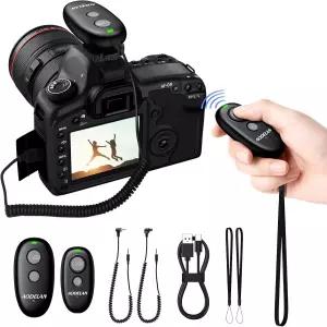 캐논 EOS RP R6 레벨 T7 T5 T3 SL2 5D Mark II IV 6D 7D 시리즈용 AODELAN USB-C 충전식 무선 카메라