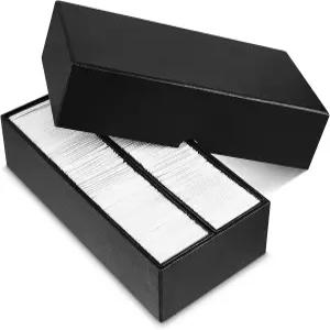 헤노이소 1개 2개 x 2인치 이중 줄 동전 보관함 코인 홀더 수집품 약 하프 박스 케이스 블랙