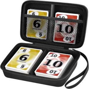 PM TCG 카드/SKYJO 카드/파이브 크라운/UNO 카드/페이즈 10 플레이 호환되는 홀더 케이스 게임 보관