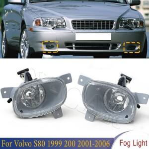 X-CAR 자동차 앞 범퍼 안개등 투명 렌즈 볼보 호환 S80 1999 2000 2003-2006 864 듀얼